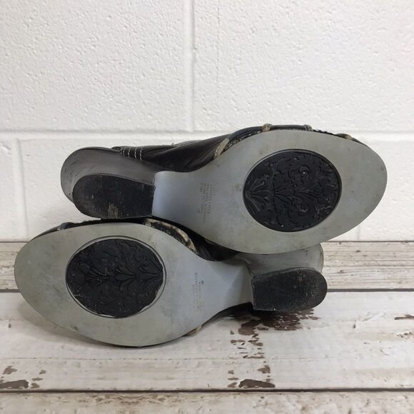 BOBBI BLU Womens 'Lola' 30's Style T-strap Brown Leather 3.5" Heel Size 8.5 M - Picture 11 of 12